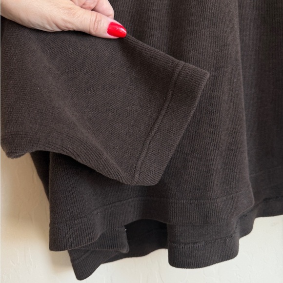 Y2K Banana Republic Quarter Zip Long Sleeve Brown Cotton Academia Old Money XL - Picture 2 of 7